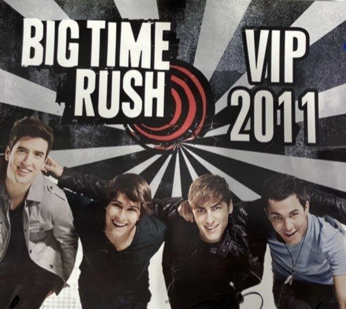 Big Time Rush Signed/autographed VIP Poster From 2011 - Carlos, Logan, James &.., image 3