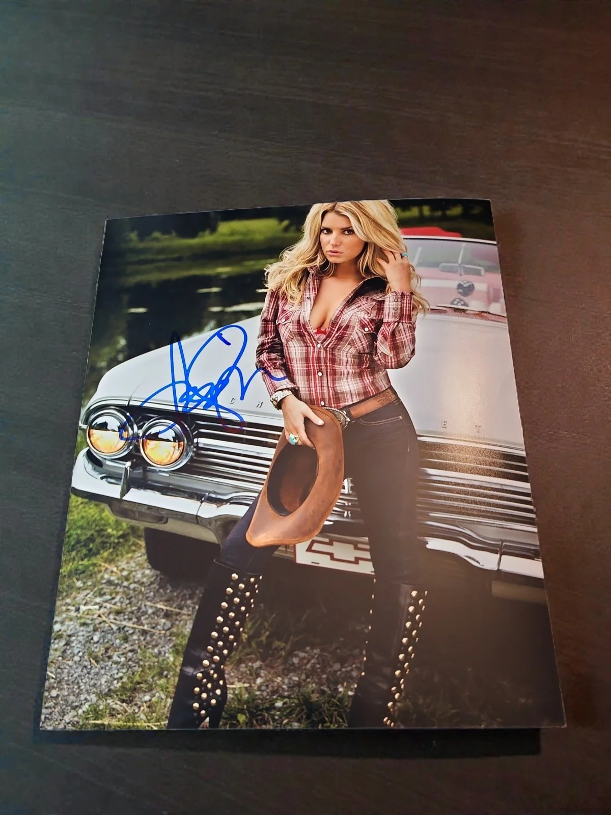 🔥JESSICA SIMPSON SIGNED 8x10 PHOTO SEXY HOT SINGER ACTRESS AUTOGRAPHED COA, изображение 2