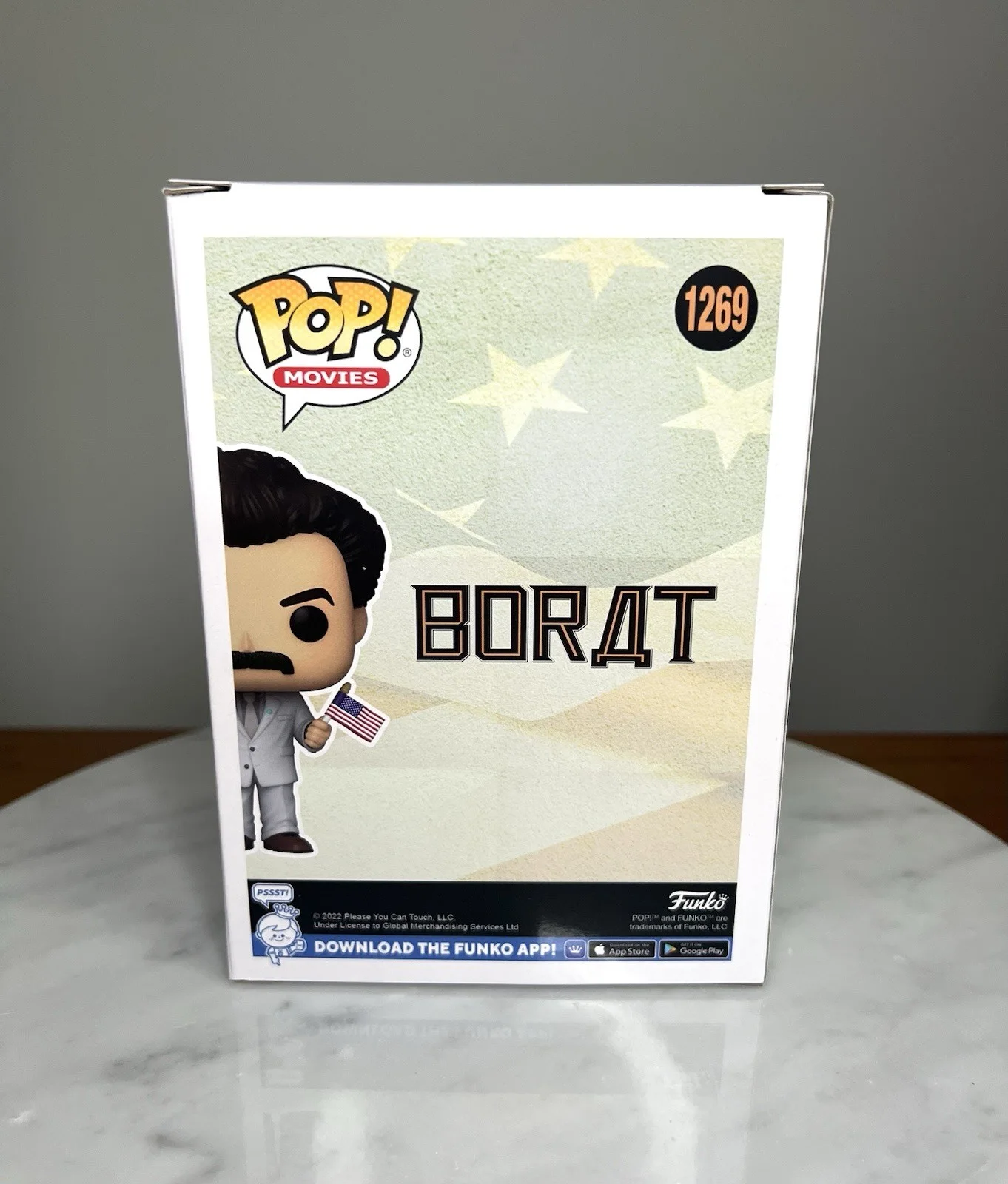 Sacha Baron Cohen — Sacha Baron Cohen Borat Signed Autographed Funko Pop SWAU COA, изображение 4