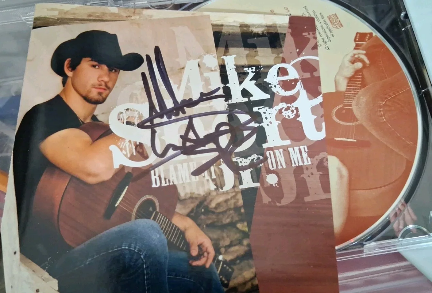 Mike Short Jr Blame It On Me Signed Autographed CD. TESTED, image 4