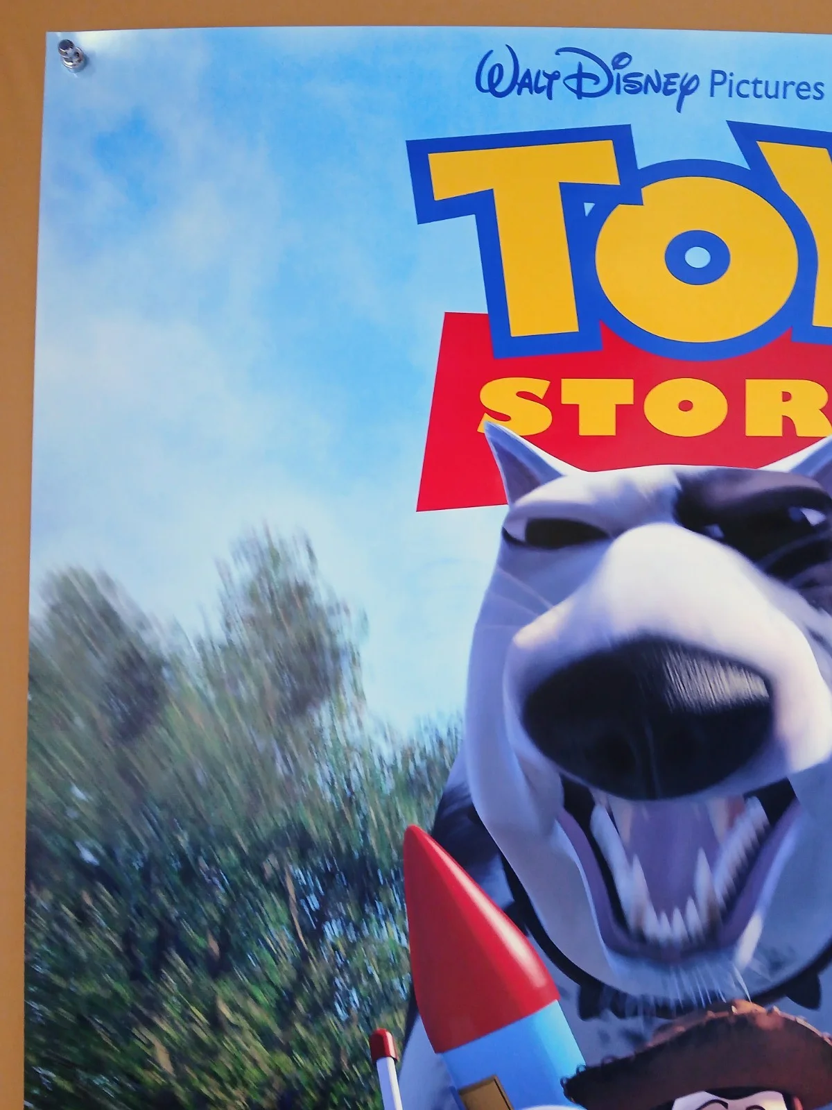 TOY STORY (1995) original US intl one-sheet poster - chase style - Disney Pixar, изображение 2