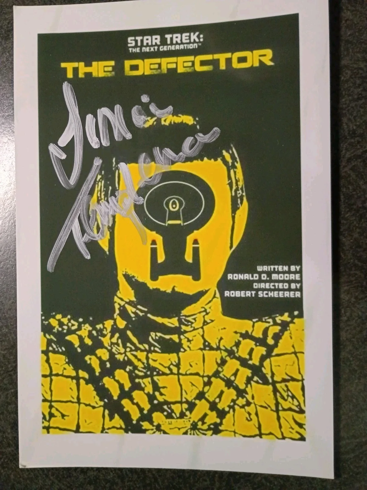 ANDREA MARCOVICCI — SIMON TEMPLEMAN 2 Hand Signed Autograph Photo S = VOICE ACTOR, image 3