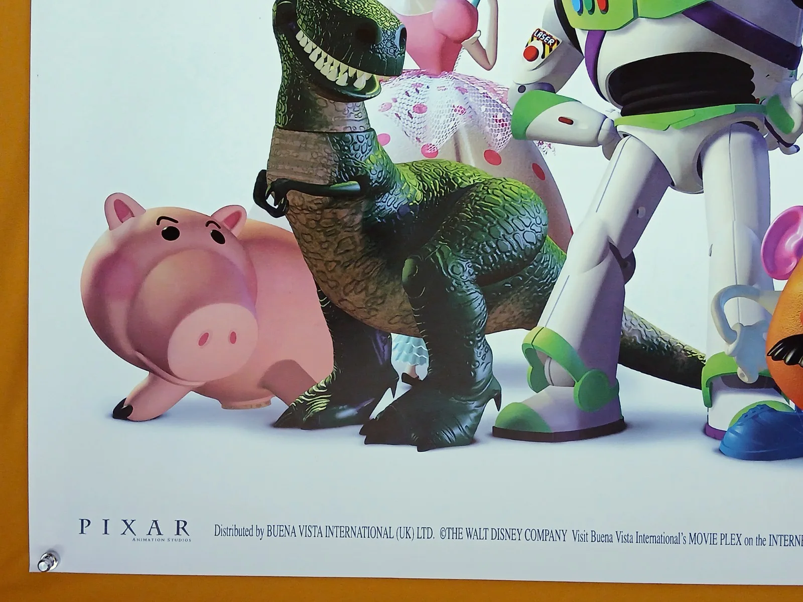 TOY STORY (1995) rare rolled double-sided original UK 1st release QUAD POSTER, изображение 4