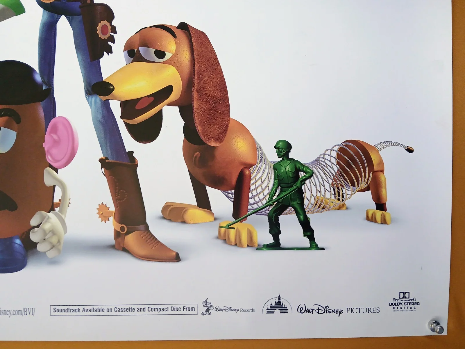 TOY STORY (1995) rare rolled double-sided original UK 1st release QUAD POSTER, изображение 5