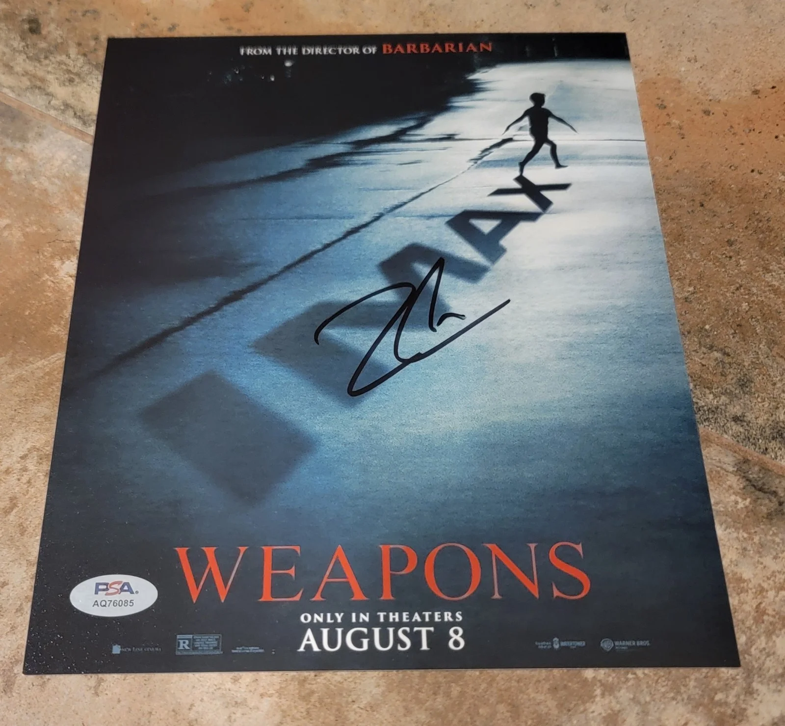 Zach Cregger — Zach Cregger signed 8x10 photo PSA DNA autograph Weapons director
