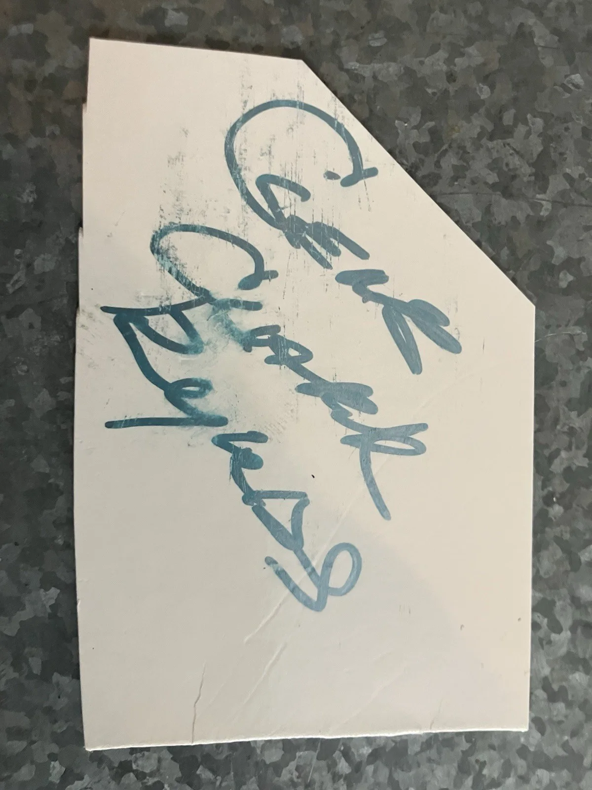 THE BYRDS SIGNED GENE CLARK BYRDS AUTOGRAPH CUT 4X3” PSA DNA LETTER, image 3