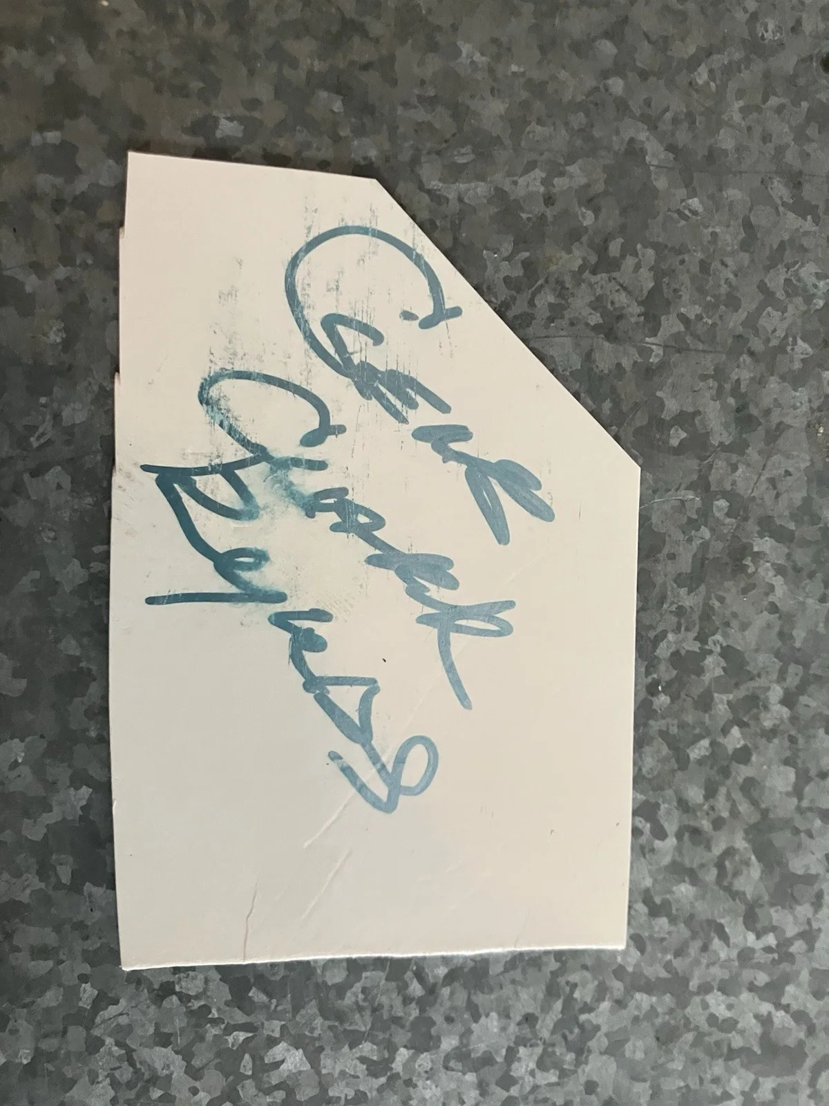 THE BYRDS SIGNED GENE CLARK BYRDS AUTOGRAPH CUT 4X3” PSA DNA LETTER, image 4