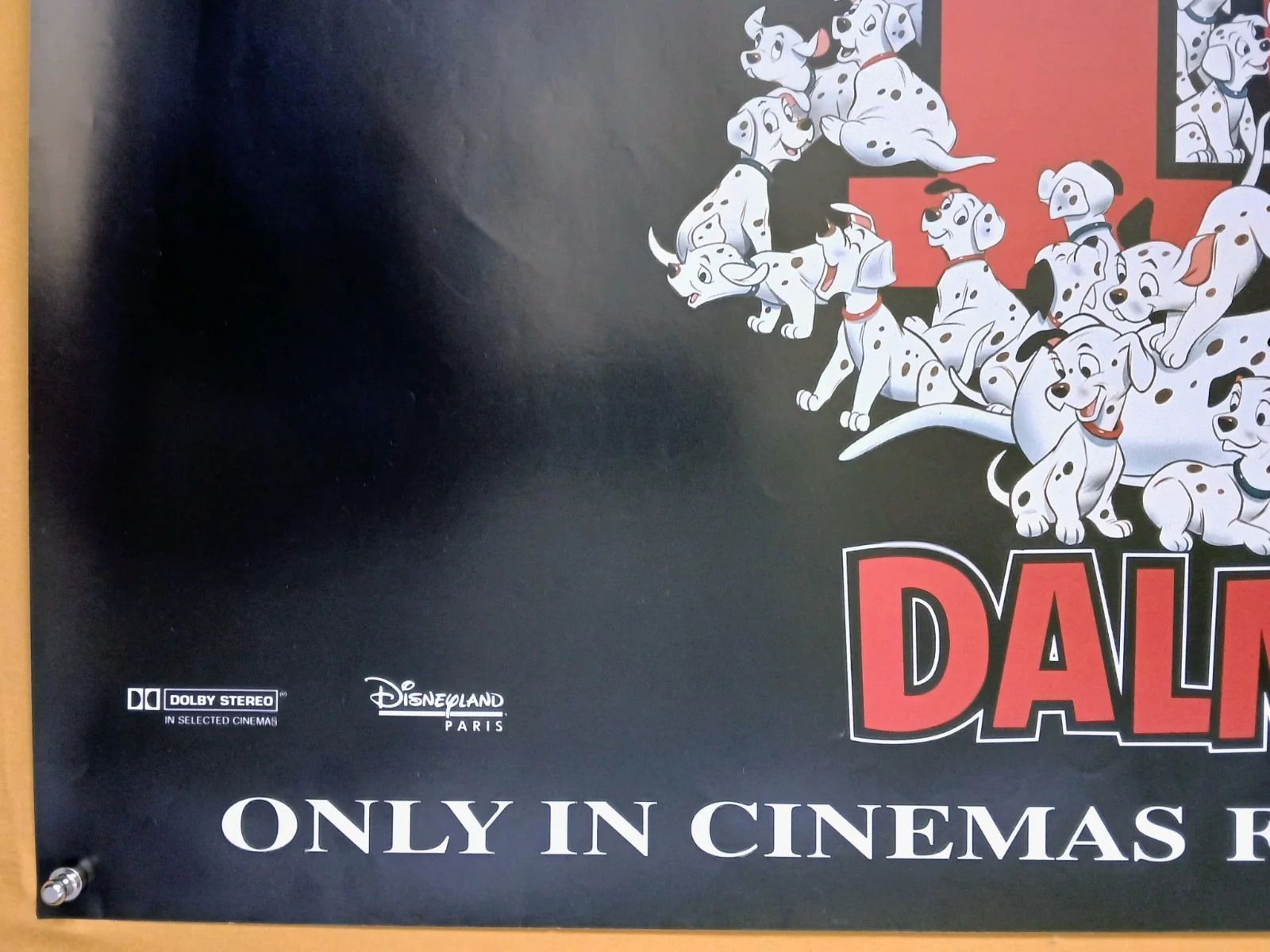 101 DALMATIANS (1961, RR1995) original double-sided rolled UK quad poster, image 4