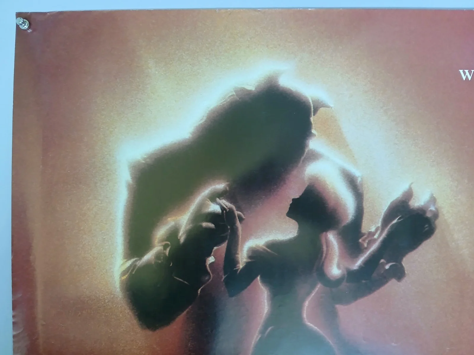 BEAUTY AND THE BEAST (1991) rolled original UK advance teaser quad poster, image 2