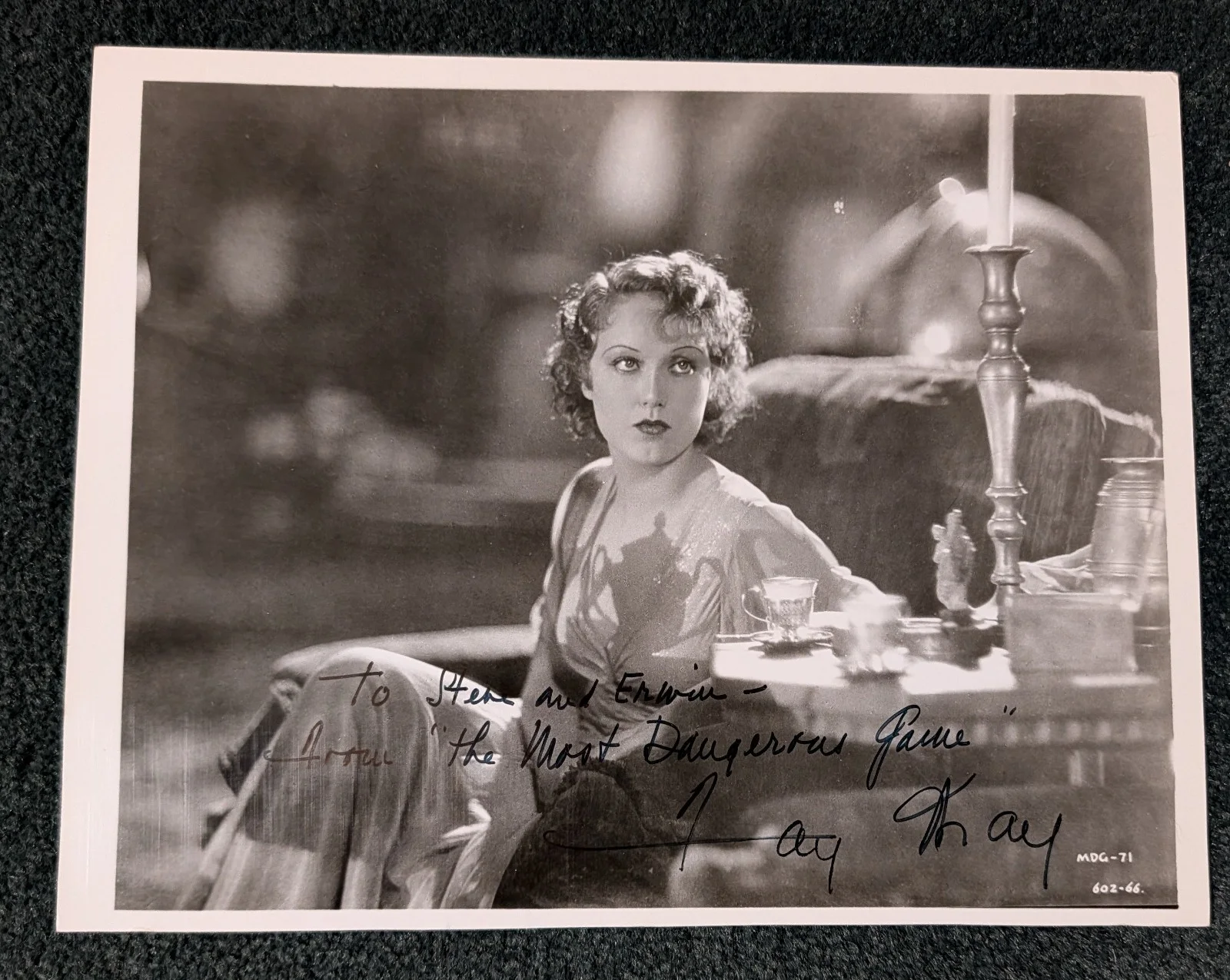Fsy Wray — Sexy Teenage FAY WRAY! ORIGINAL NM 7x10 AUTOGRAPHED still PHOTO! Pre-KING KONG!