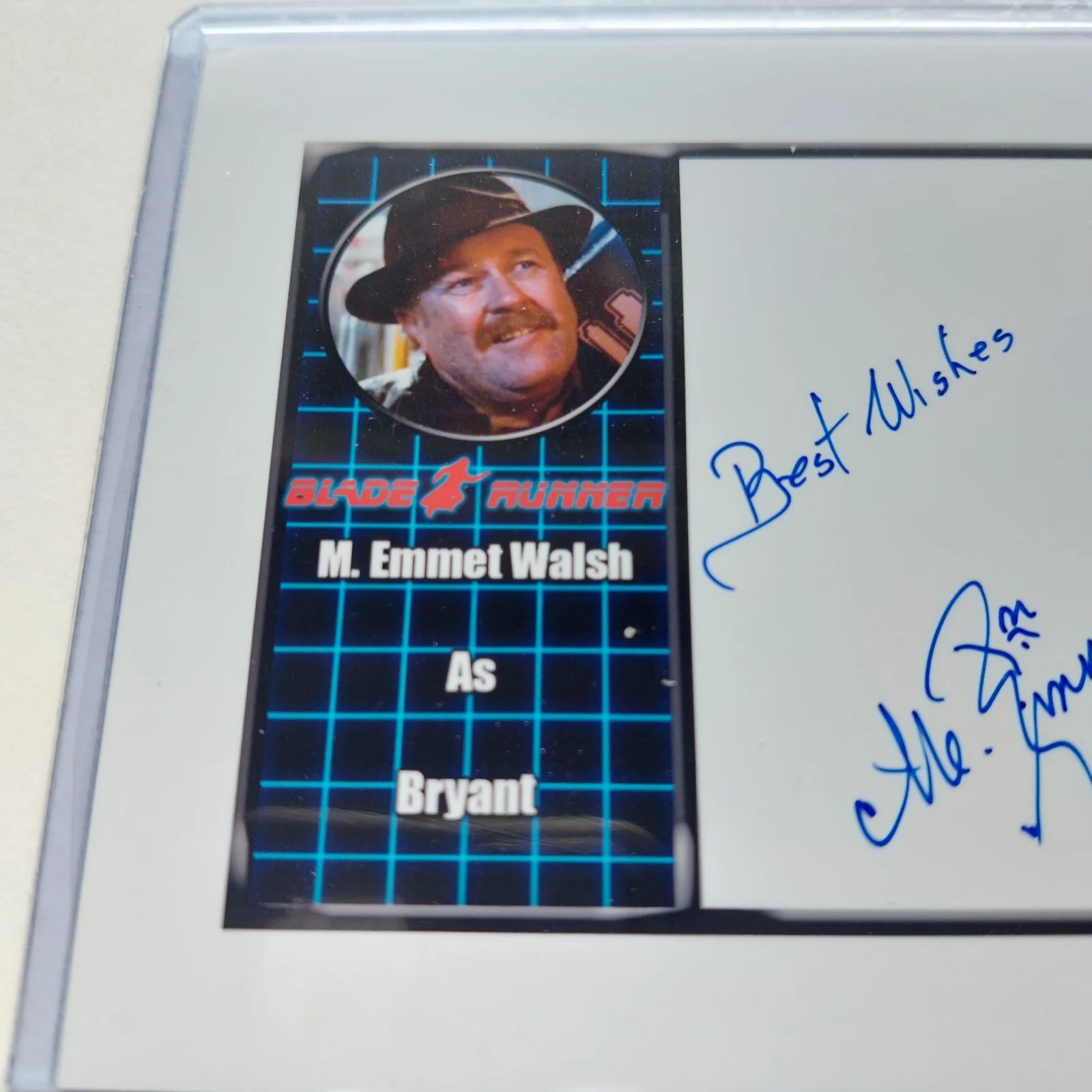 M Emmet Walsh — M Emmet Walsh Signed 4x6 Photo Blade Runner Planet of the Apes Tales From the, изображение 2