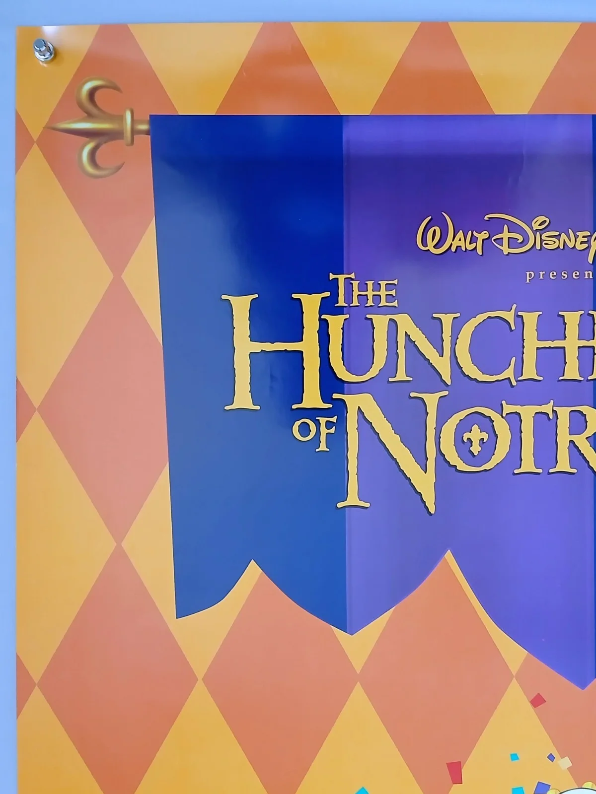 HUNCHBACK OF NOTRE DAME (1996) original double-sided US one-sheet poster, изображение 2