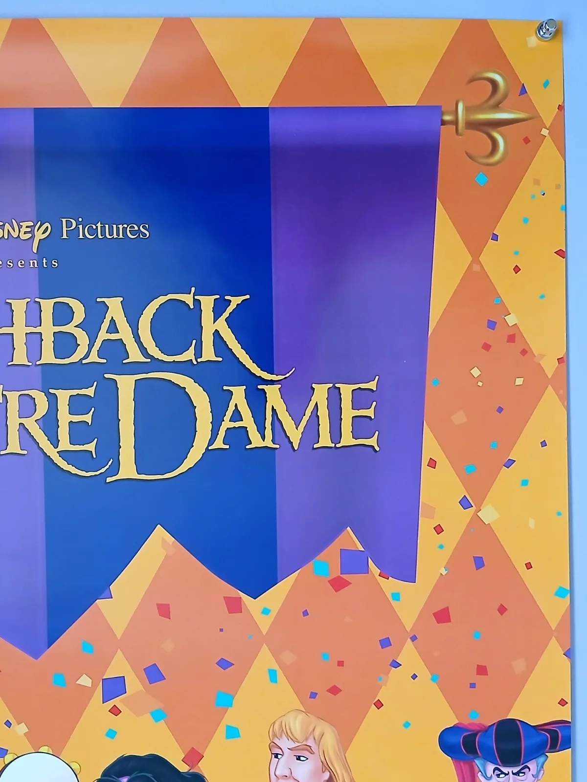 HUNCHBACK OF NOTRE DAME (1996) original double-sided US one-sheet poster, изображение 3