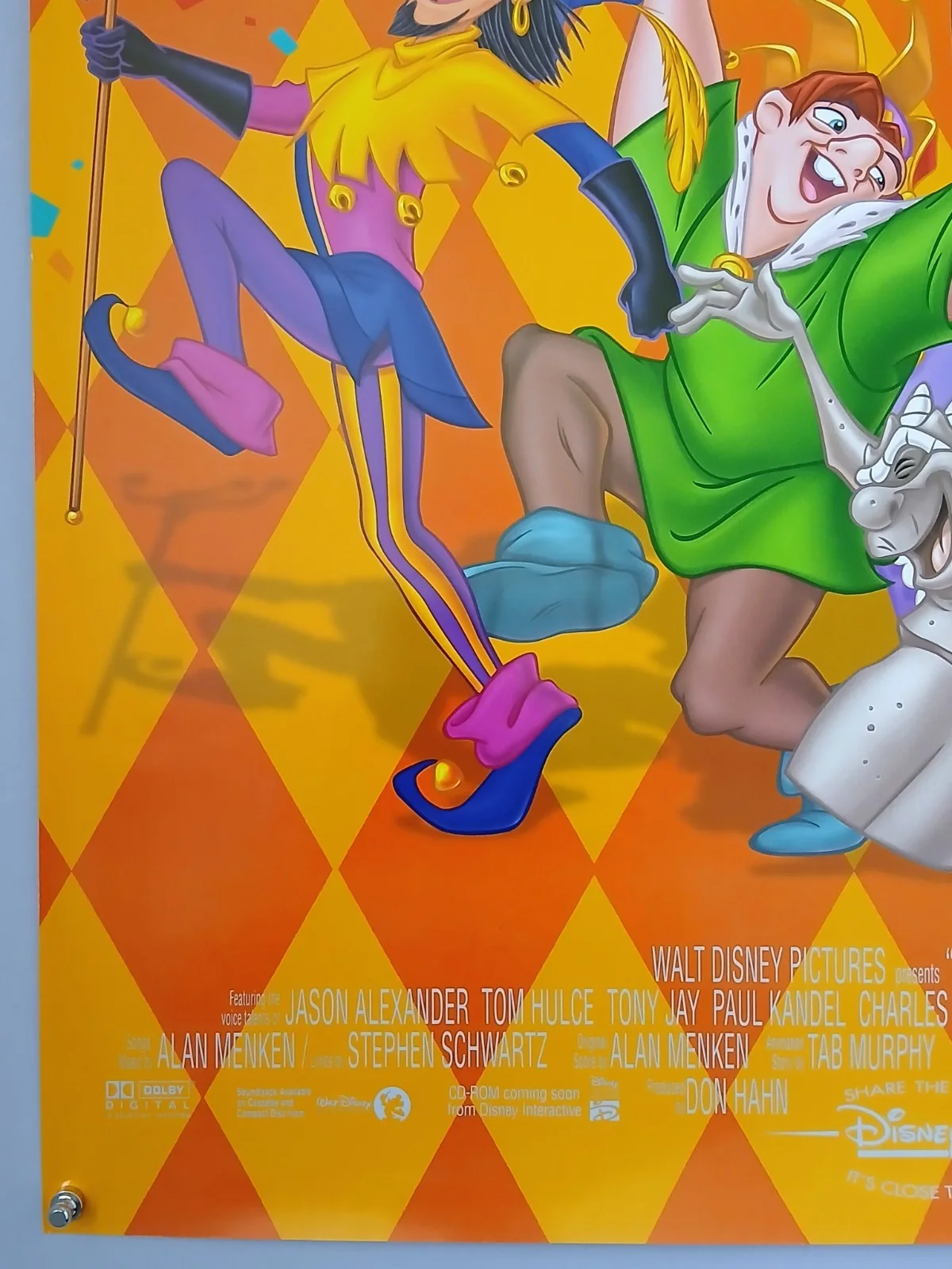 HUNCHBACK OF NOTRE DAME (1996) original double-sided US one-sheet poster, изображение 4