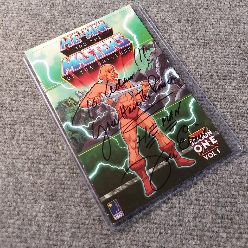 John Erwin — John Erwin SIGNED He Man Masters of Universe DVD Insert "You have the power!", изображение 2