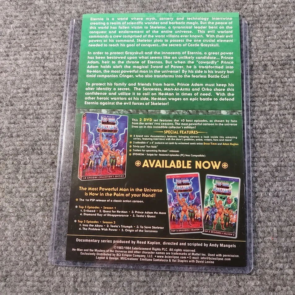 John Erwin — John Erwin SIGNED He Man Masters of Universe DVD Insert "You have the power!", изображение 4