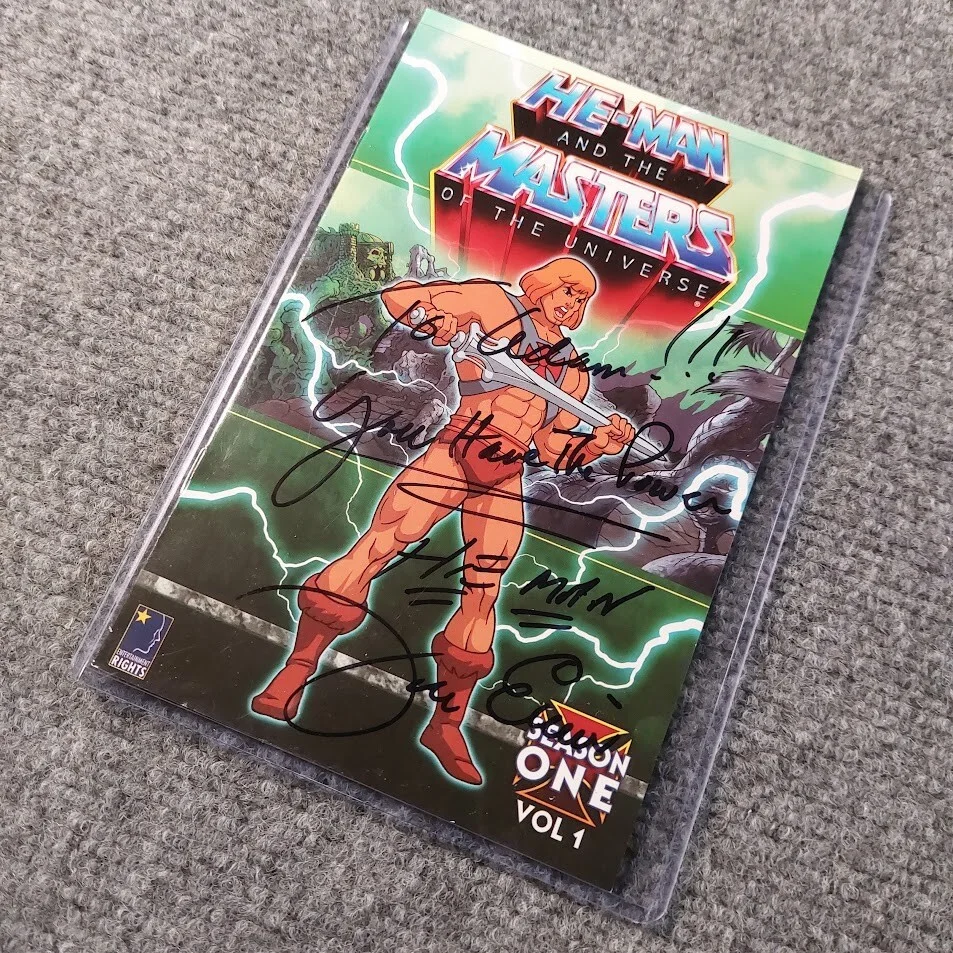 John Erwin — John Erwin SIGNED He Man Masters of Universe DVD Insert "You have the power!", изображение 5