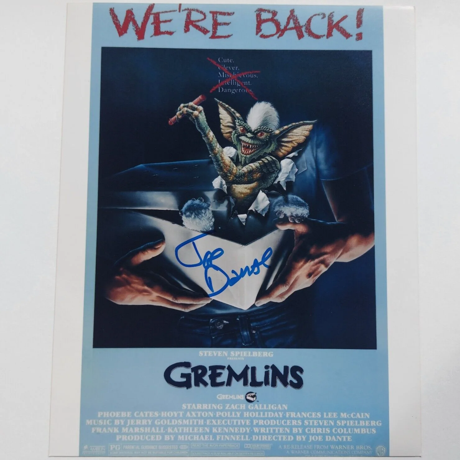 Joe Dante — Joe Dante Signed 8x10 Photo with COA Vintage Autographed Gremlins The Howling
