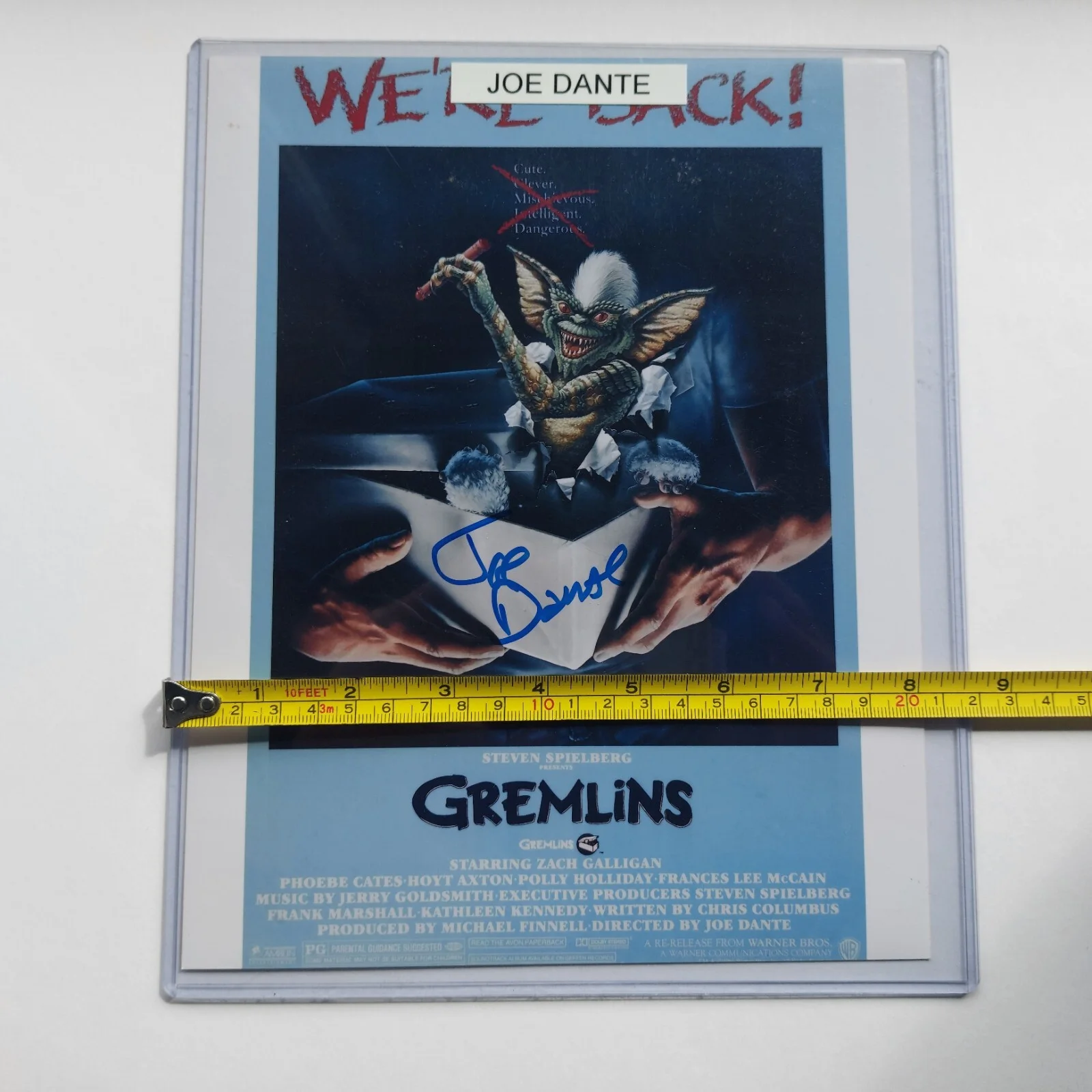Joe Dante — Joe Dante Signed 8x10 Photo with COA Vintage Autographed Gremlins The Howling, изображение 5