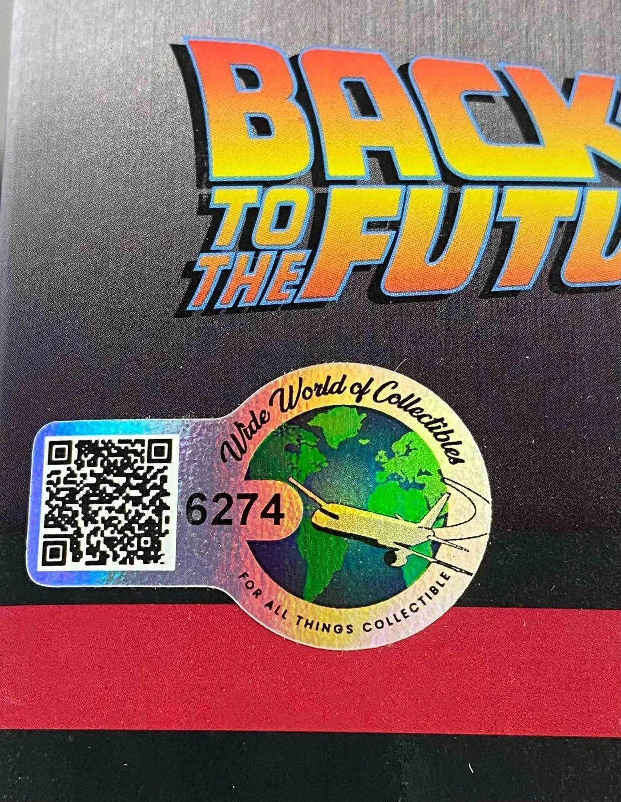 Back To The Future 1:32 Scaled DeLorean Time Machine CAST SIGNED autograph fox +, image 2
