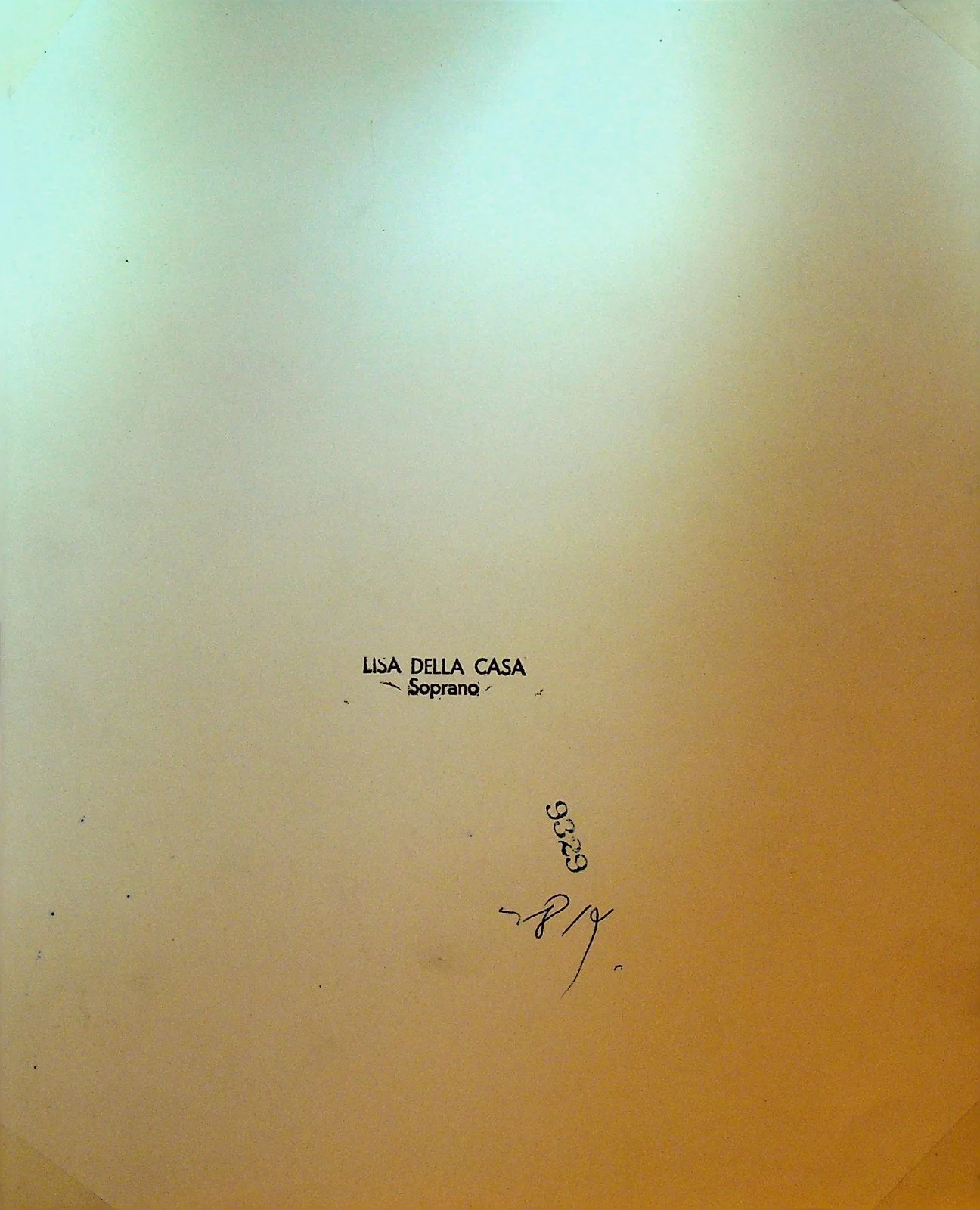 Lisa Della Casa Soprano Autographed Signed Photograph 1960s, изображение 2