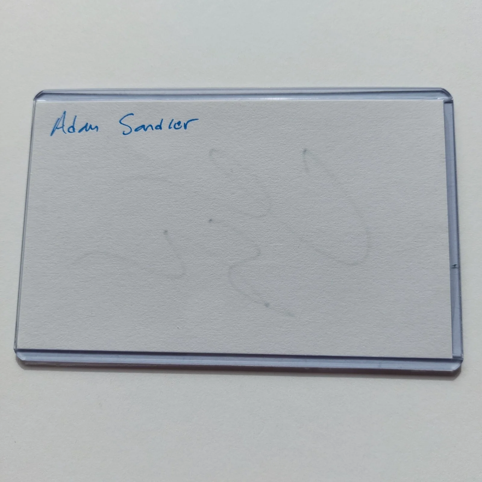 Adam Sandler — Adam Sandler signed 3x5 Index Card (Happy Gilmore, The Waterboy, Big Daddy), изображение 3
