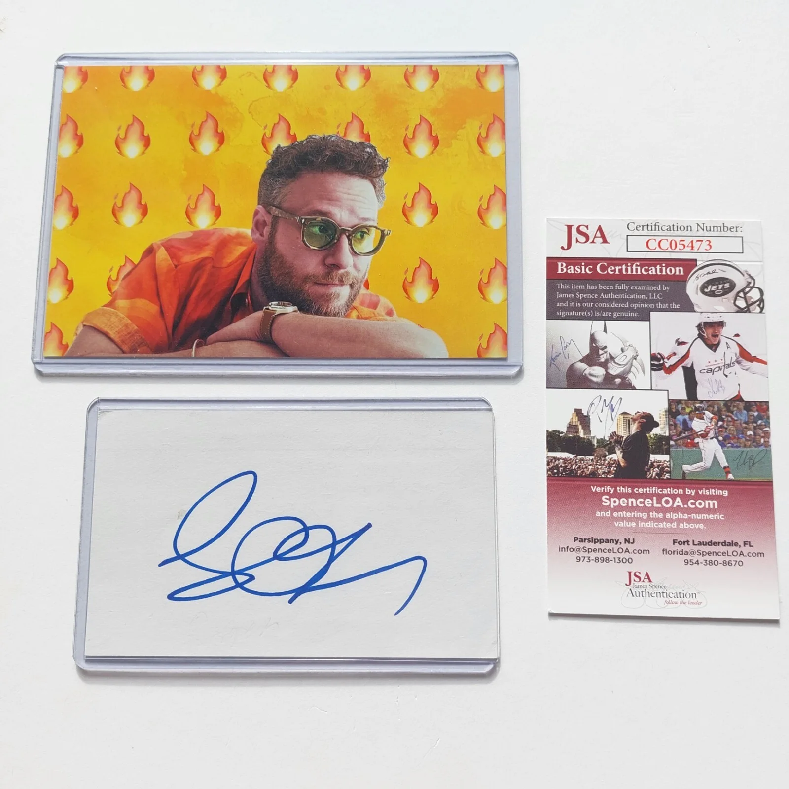 Seth Rogen — Seth Rogen Signed 3x5 Index Card JSA COA (Superbad, Pineapple Express, TMNT)