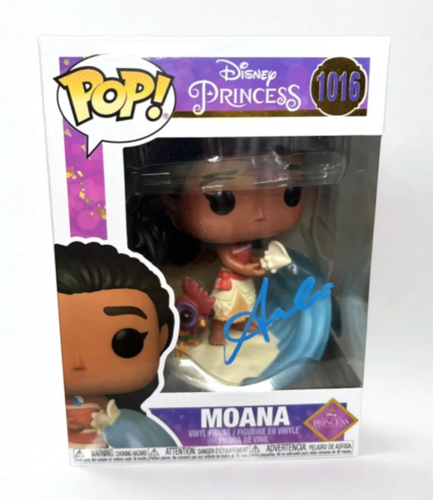 Auli’i Cravalho — Auli’i Cravalho Moana Signed Funko Pop SWAU COA