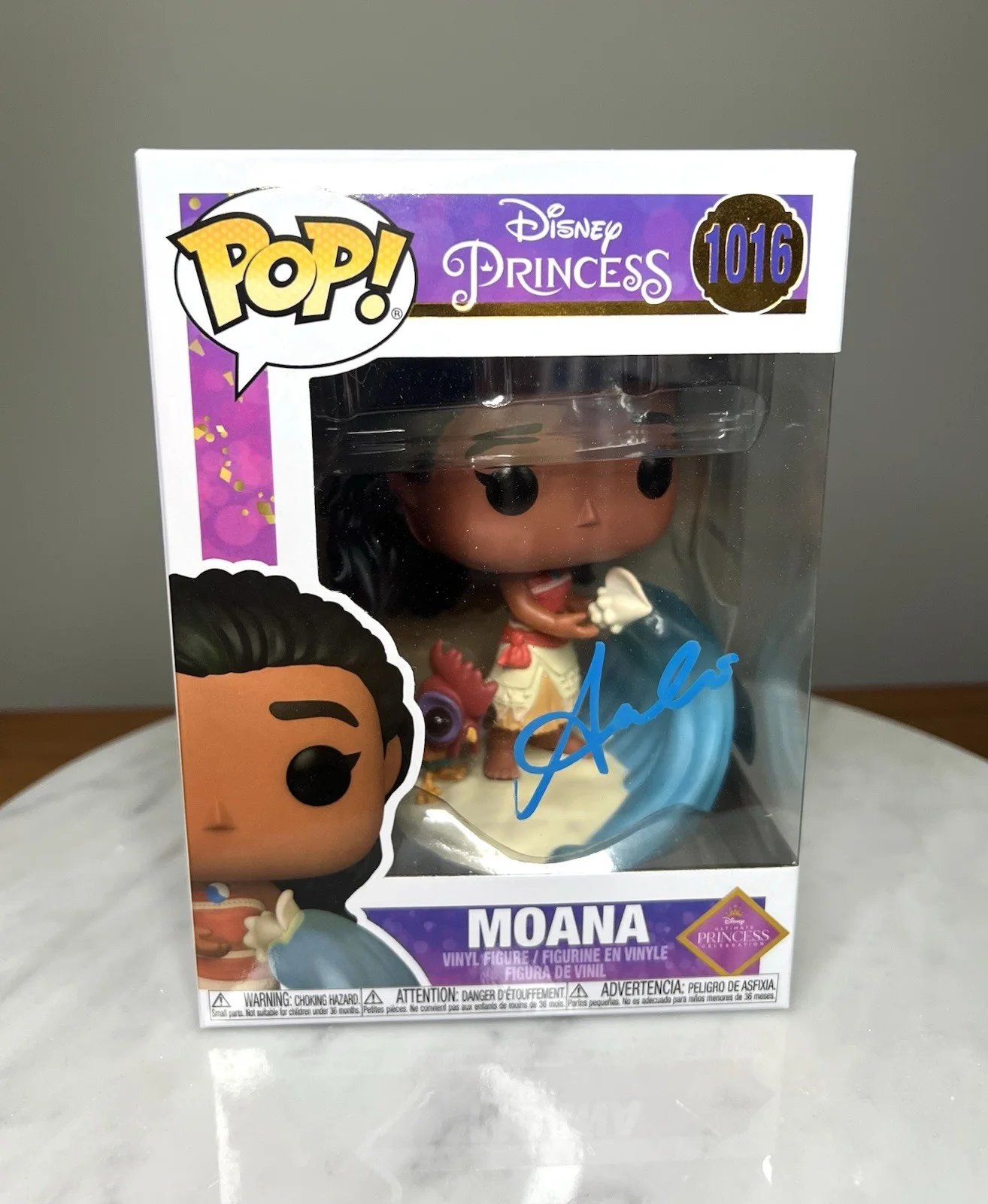 Auli’i Cravalho — Auli’i Cravalho Moana Signed Funko Pop SWAU COA, image 2