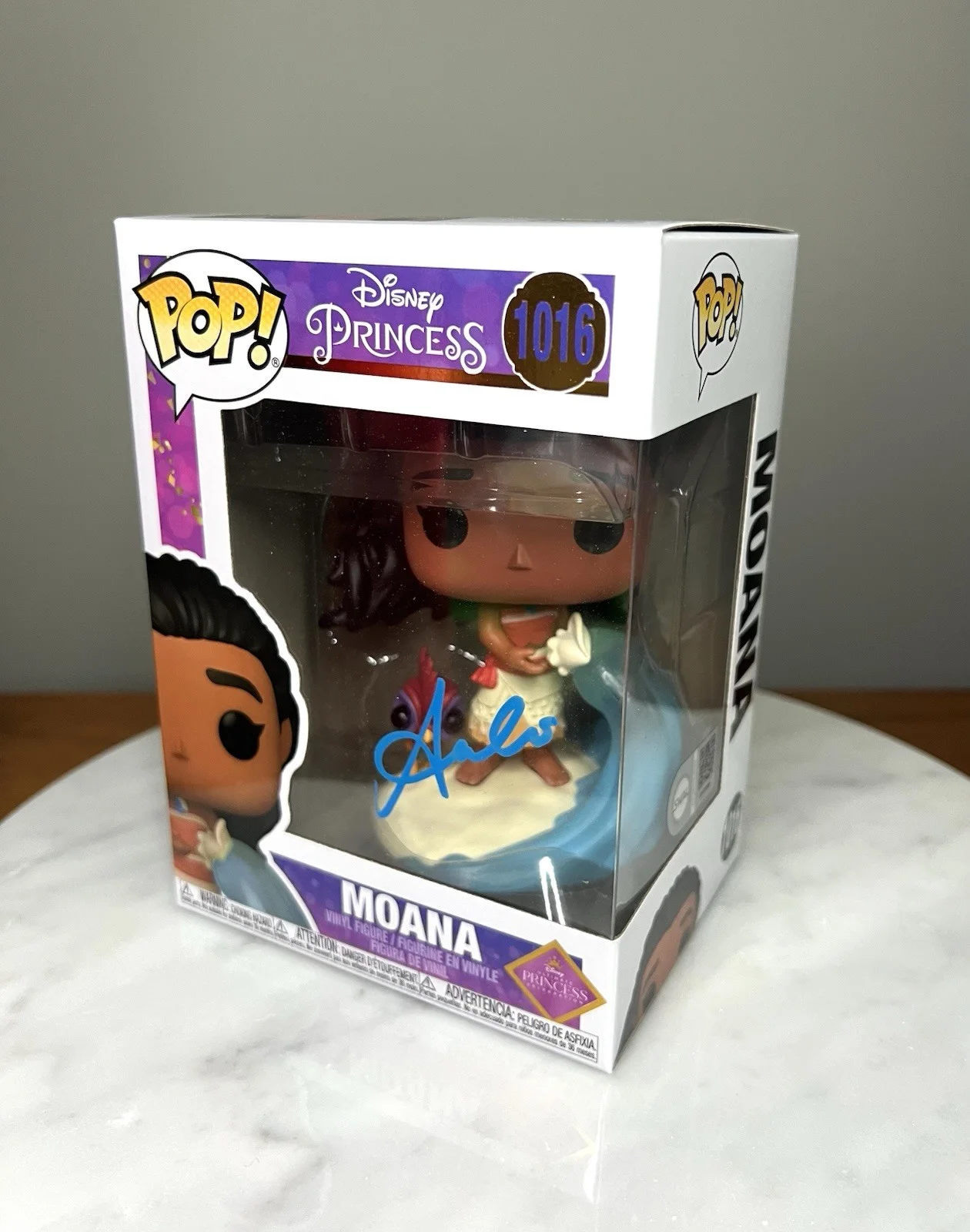 Auli’i Cravalho — Auli’i Cravalho Moana Signed Funko Pop SWAU COA, image 3
