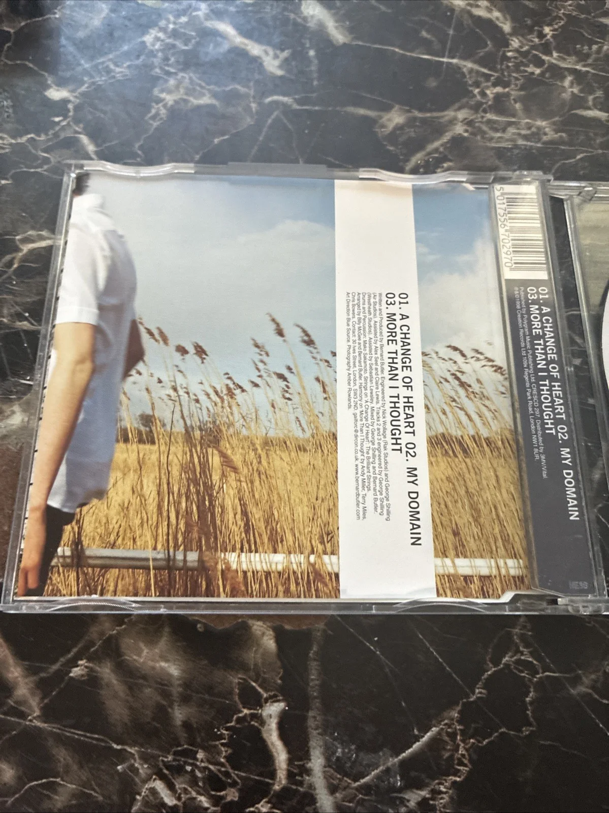 BERNARD BUTLER Change of heart cd single, image 3