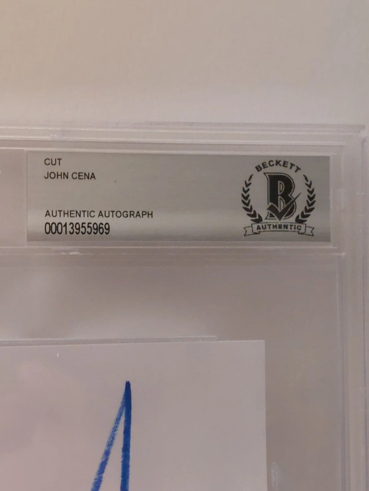 John Cena — John Cena Signed 5x7 Index Card JSA Beckett COA Autograph Auto WWF WWE, изображение 3
