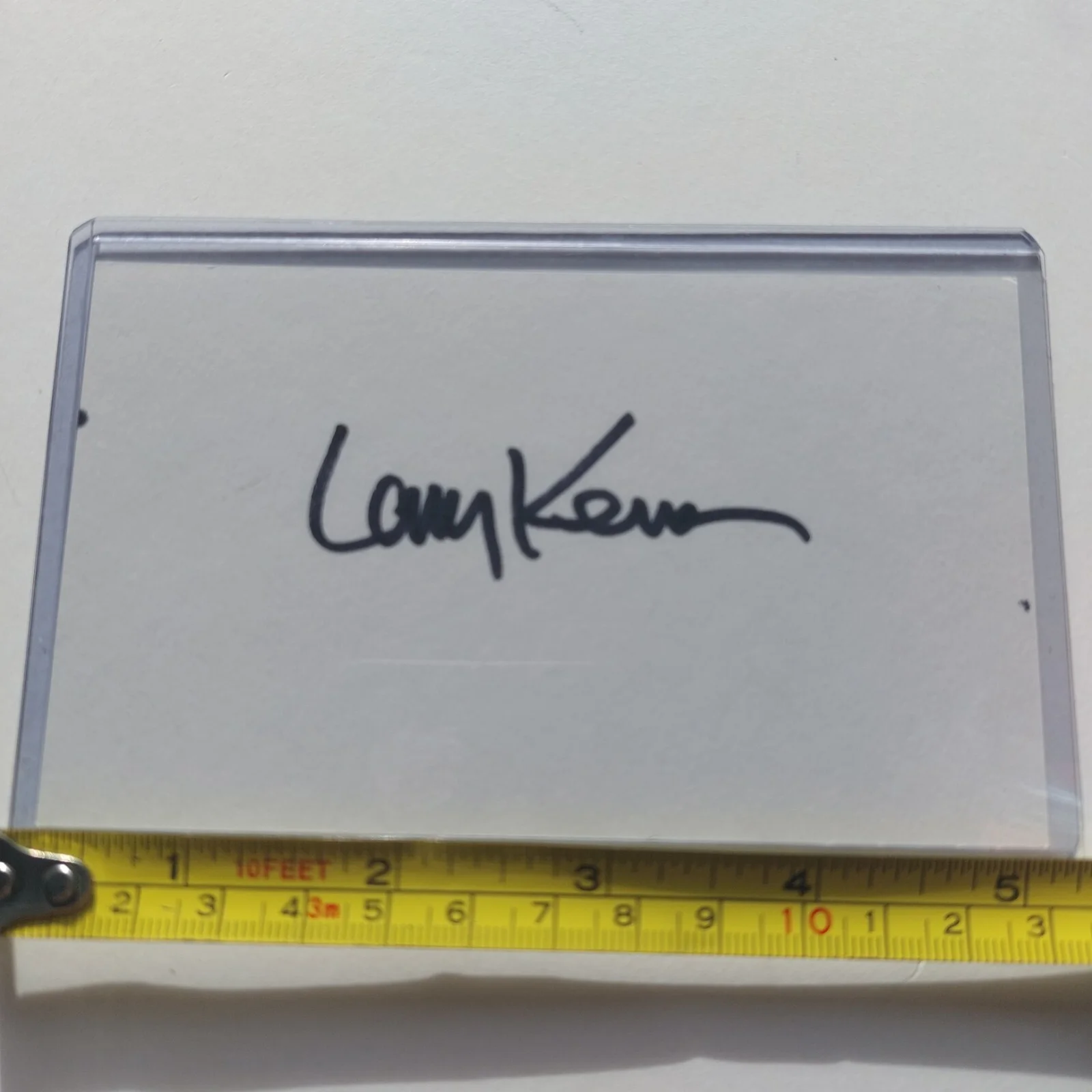 Larry Kenney — Larry Kenney Signed 3x5 Index Card Lion O Voice actor on Thundercats Silverhawks, изображение 3