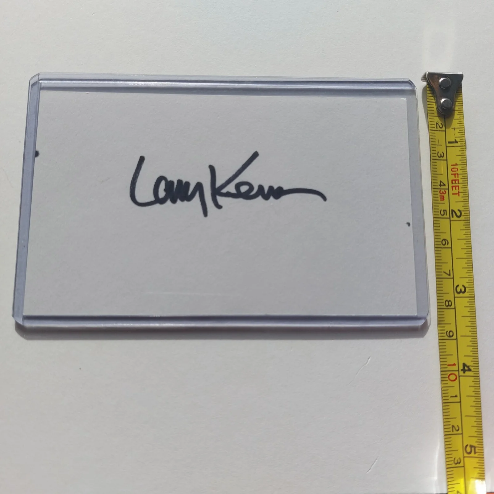 Larry Kenney — Larry Kenney Signed 3x5 Index Card Lion O Voice actor on Thundercats Silverhawks, изображение 4