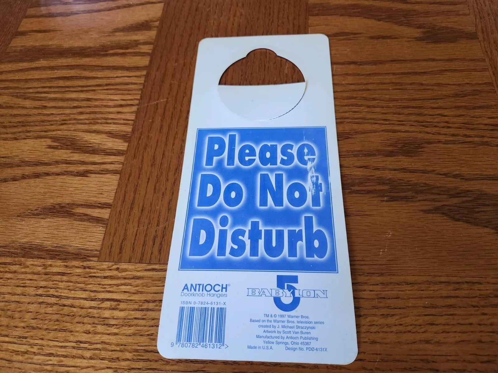 Babylon 5 Kosh Door Hanger Signed by Jeffrey Willerth, image 2