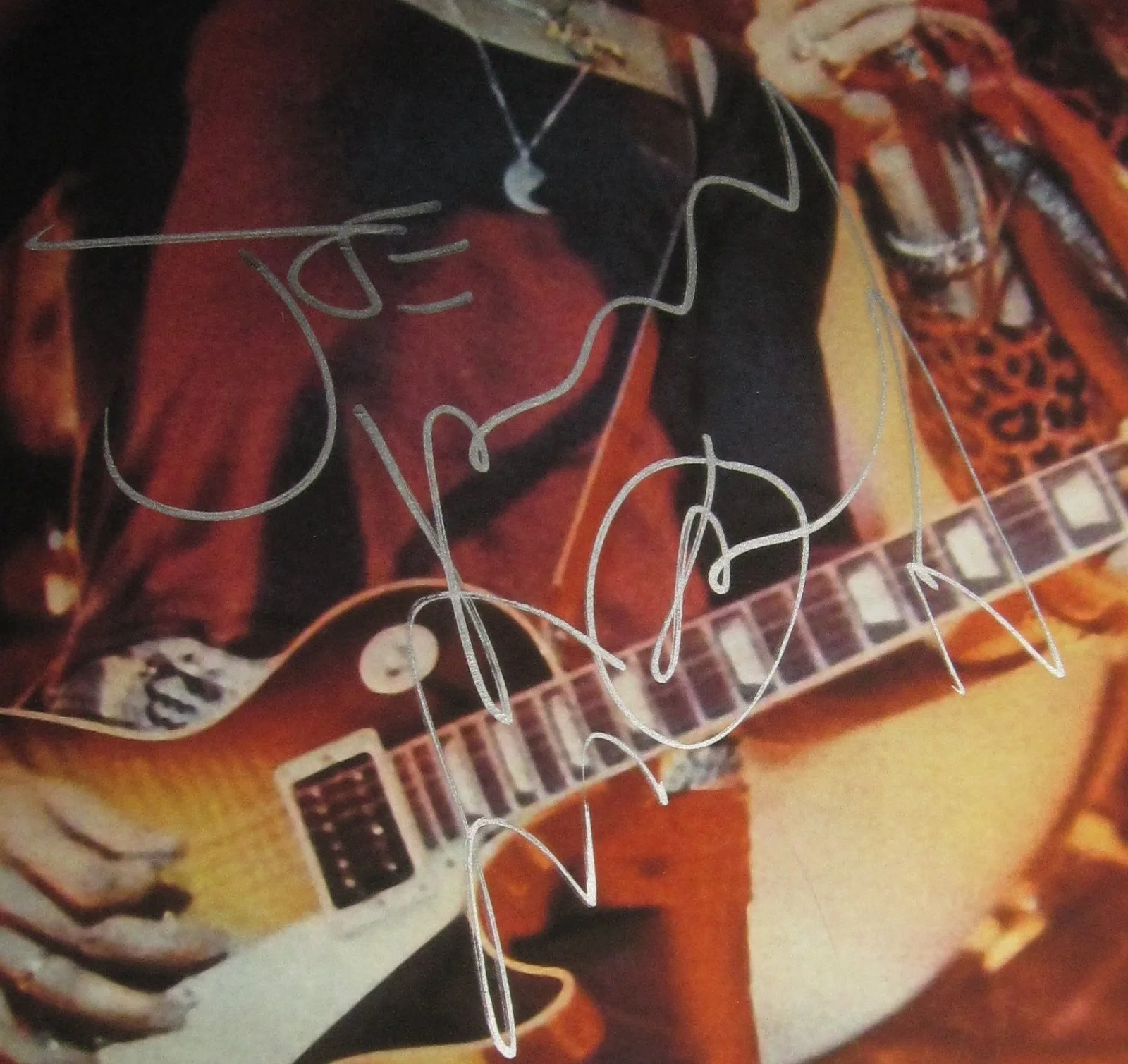 AEROSMITH SIGNED POSTER STEVEN TYLER JOE PERRY ROCK AUTOGRAPH BECKETT LOA X2, image 3