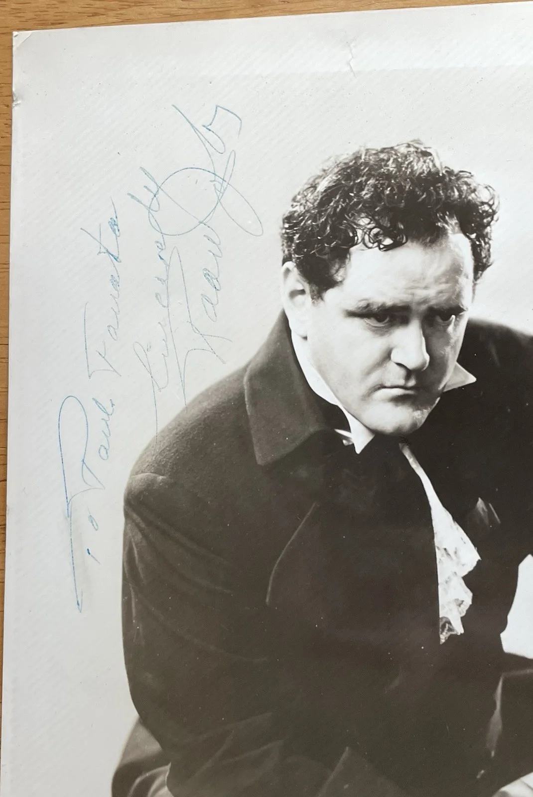 Canadian Opera Tenor Raoul Jobin Autograph Photo in Offenbach's Opera, изображение 2