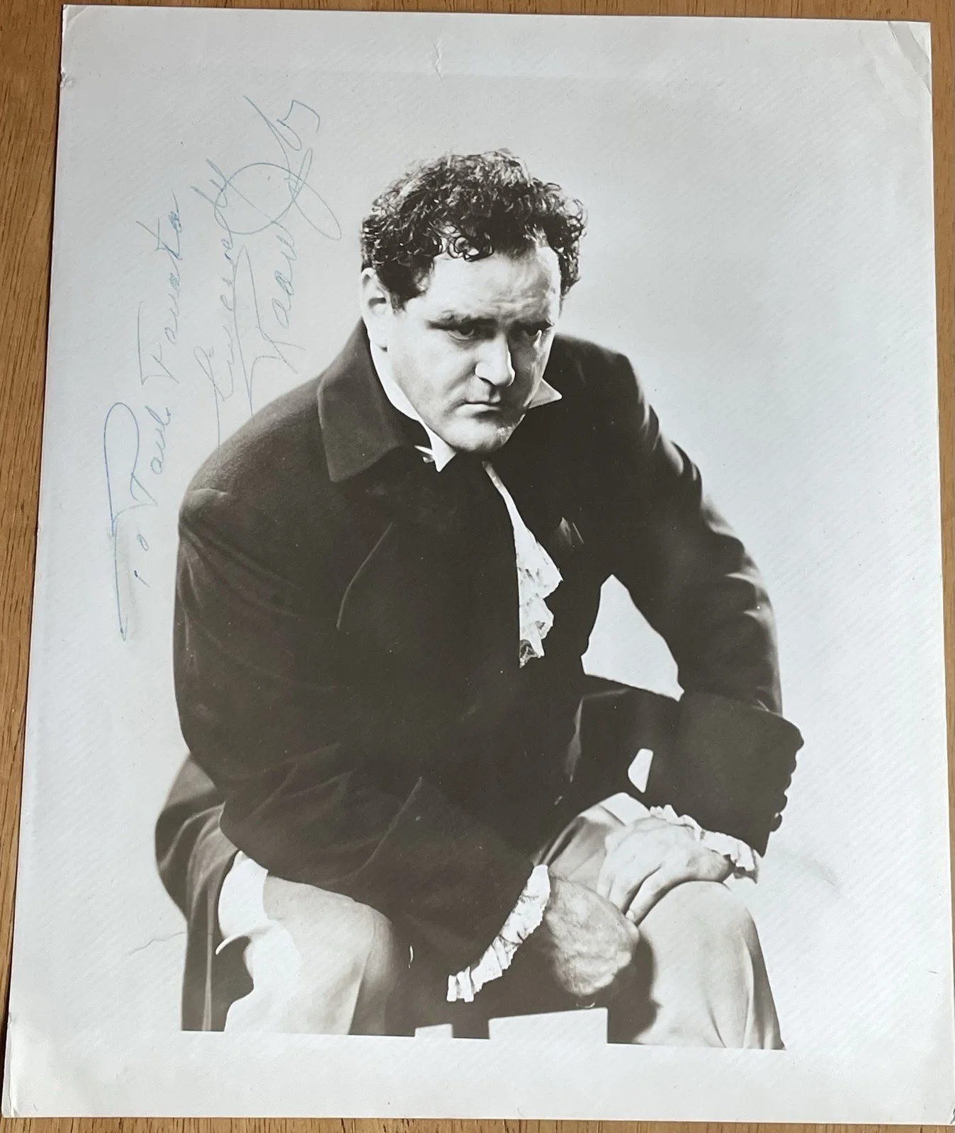 Canadian Opera Tenor Raoul Jobin Autograph Photo in Offenbach's Opera, изображение 3
