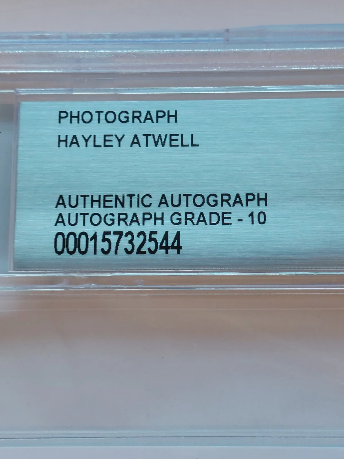 Hayley Atwell — Hayley Atwell Autographed 4x6 Photo Agent Carter! Beckett 10! Pristine Graded, image 2