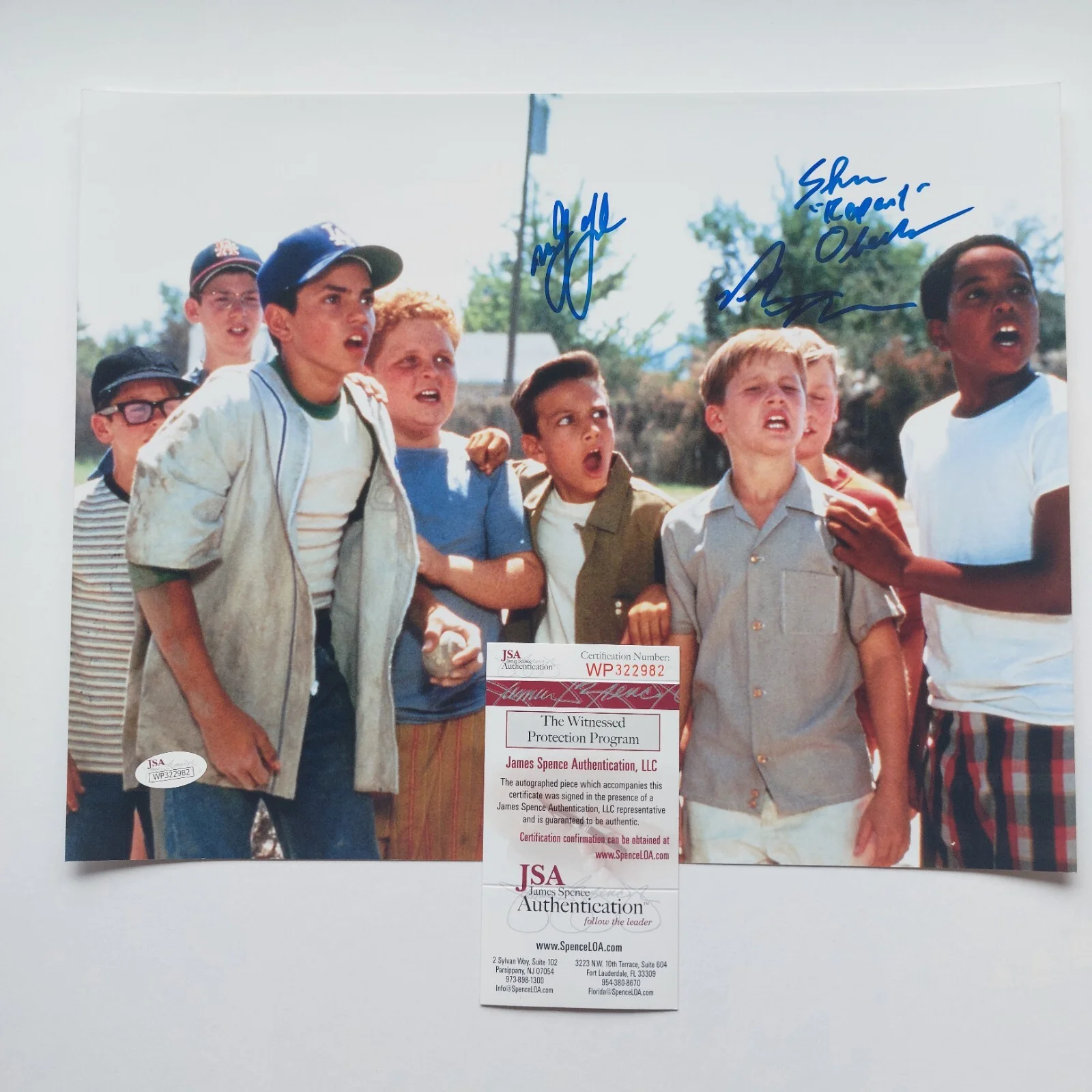 Marty York — The Sandlot Autographed Signed 11X14 Photo JSA COA 3x Autos Signed In-person, изображение 3