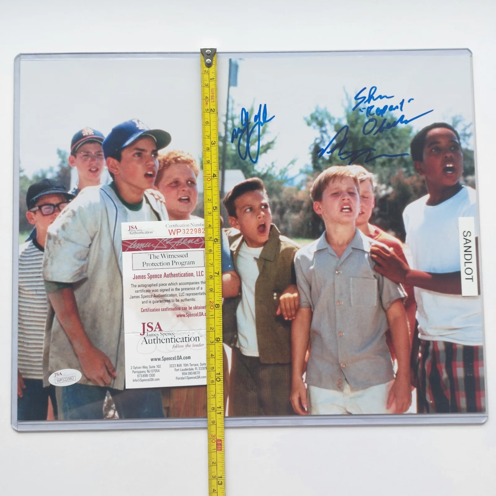 Marty York — The Sandlot Autographed Signed 11X14 Photo JSA COA 3x Autos Signed In-person, изображение 4