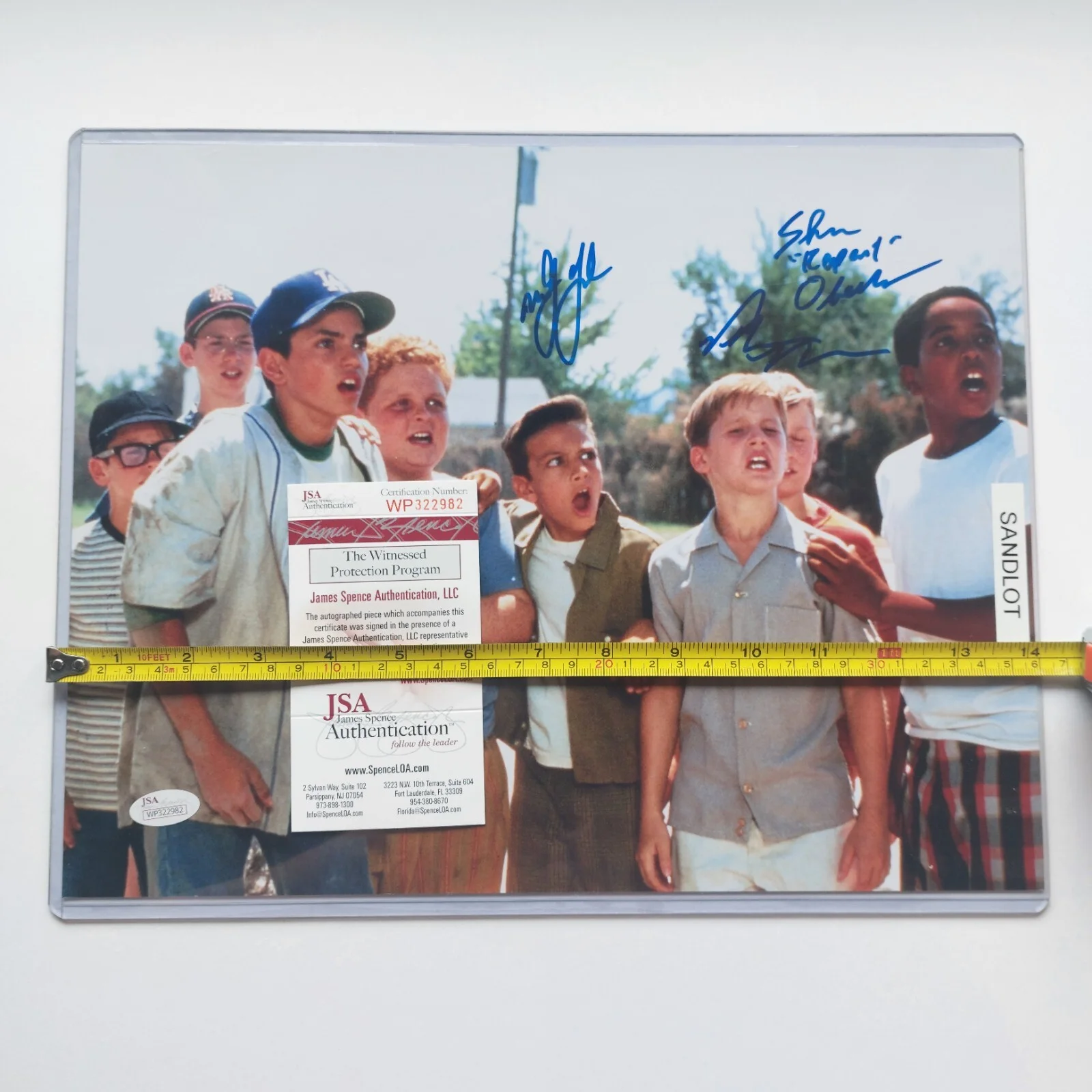 Marty York — The Sandlot Autographed Signed 11X14 Photo JSA COA 3x Autos Signed In-person, изображение 5