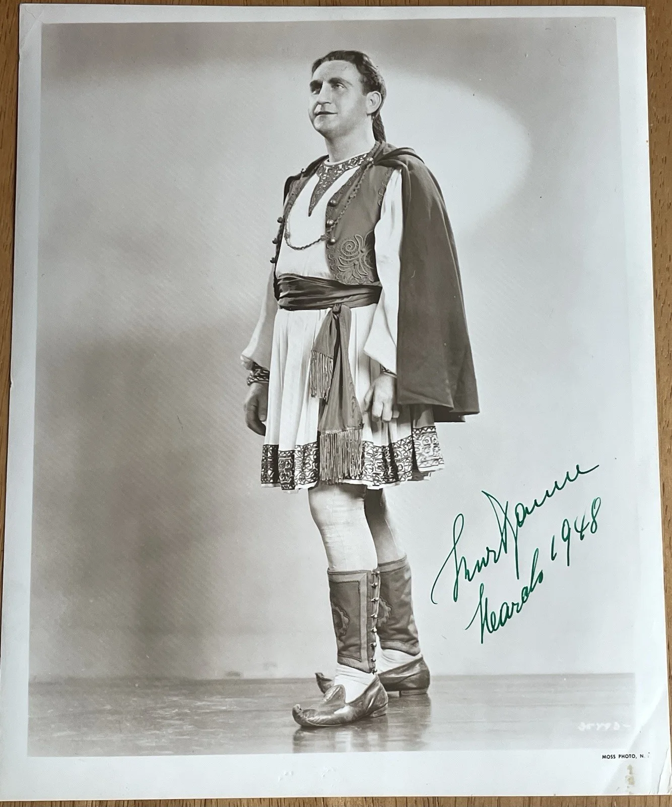 Opera Tenor Kurt Baum Autograph Photo in Costume, image 3