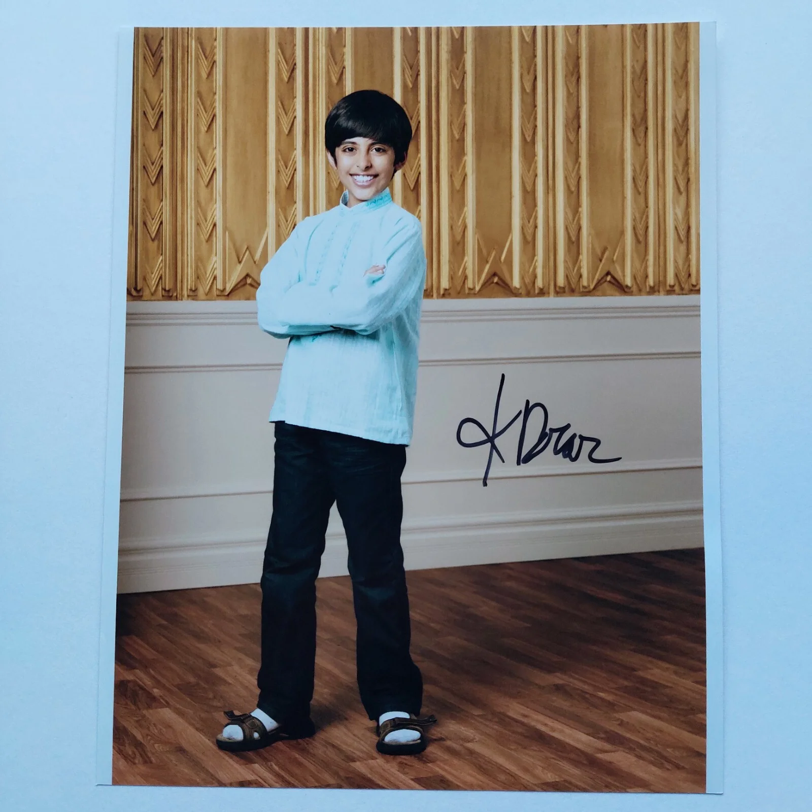 Karan Brar — Diary of a Wimpy Kid Autographed Karan Brar Signed 8x10 Photo Actor Ravi Ross, image 3