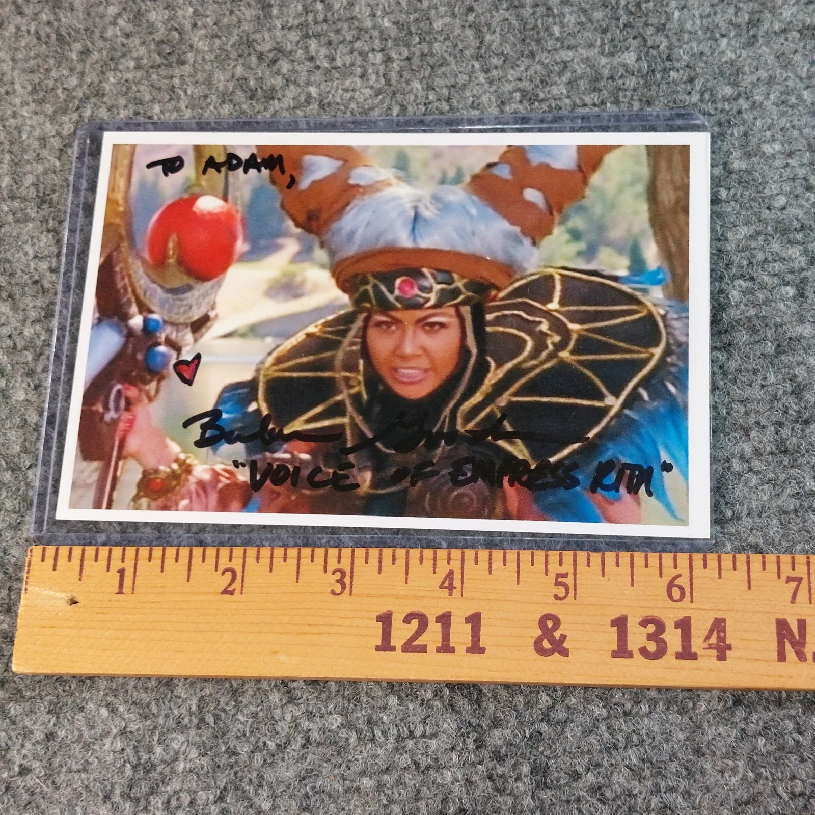 Barbara Goodson — Mighty Morphin Power Rangers SIGNED Rita 4x6 Autographed Photo Barbara Goodson, изображение 3