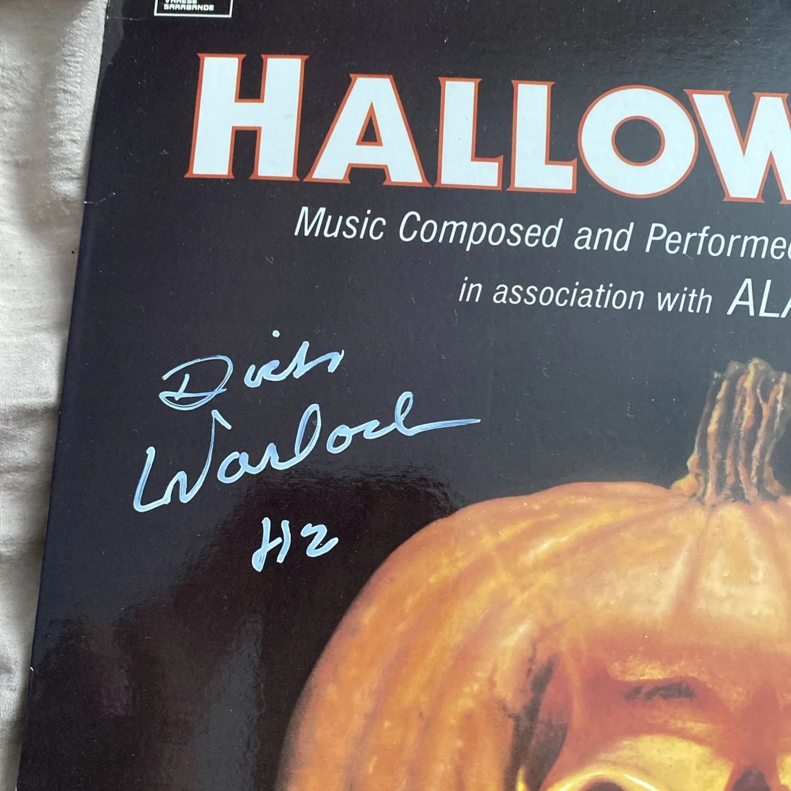 Halloween 2 1981 Original Soundtrack Signed By Dick Warlock., image 2