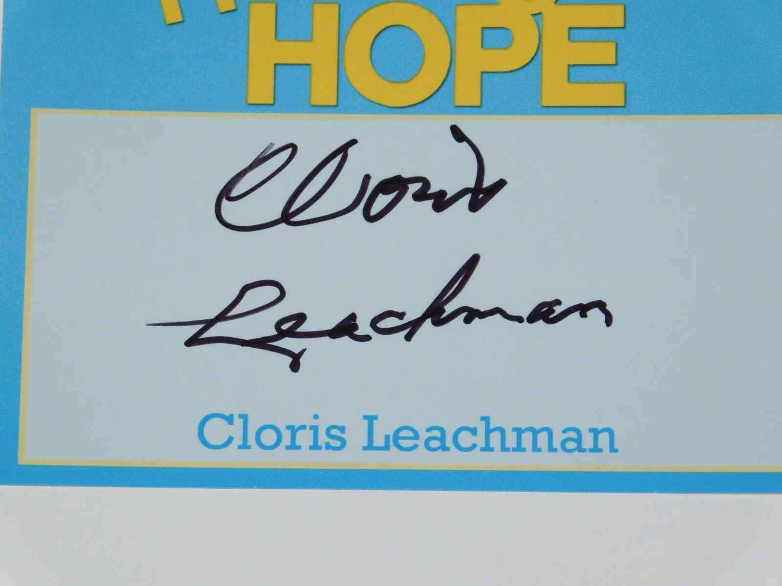 Cloris Leachman — Cloris Leachman SIGNED photo Raising Hope Maw Maw Young Frankenstein, изображение 2
