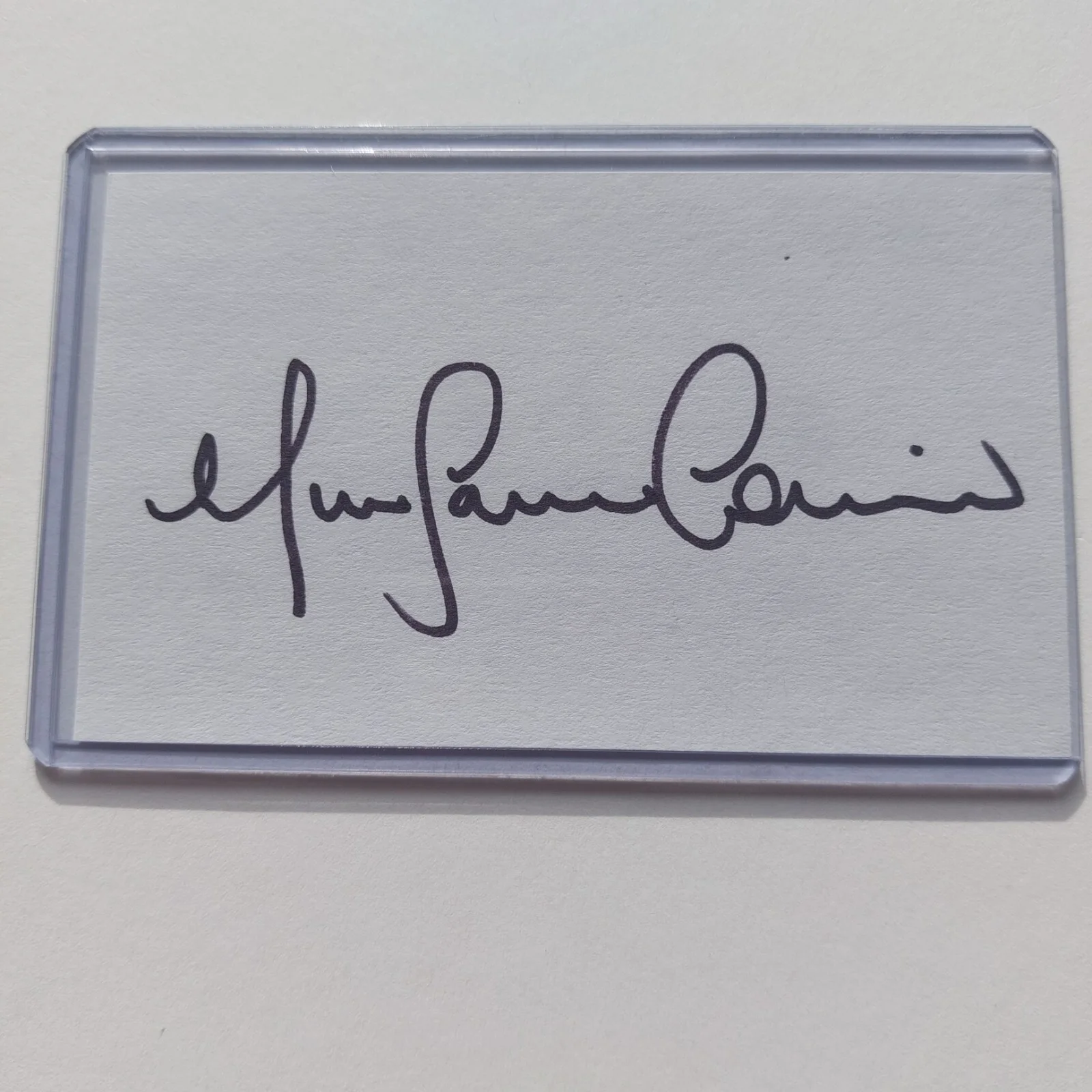 Huw Collins — Huw Collins Signed 3x5 Index Card Pretty Little Liars Dr. Elliott Rollins, изображение 2