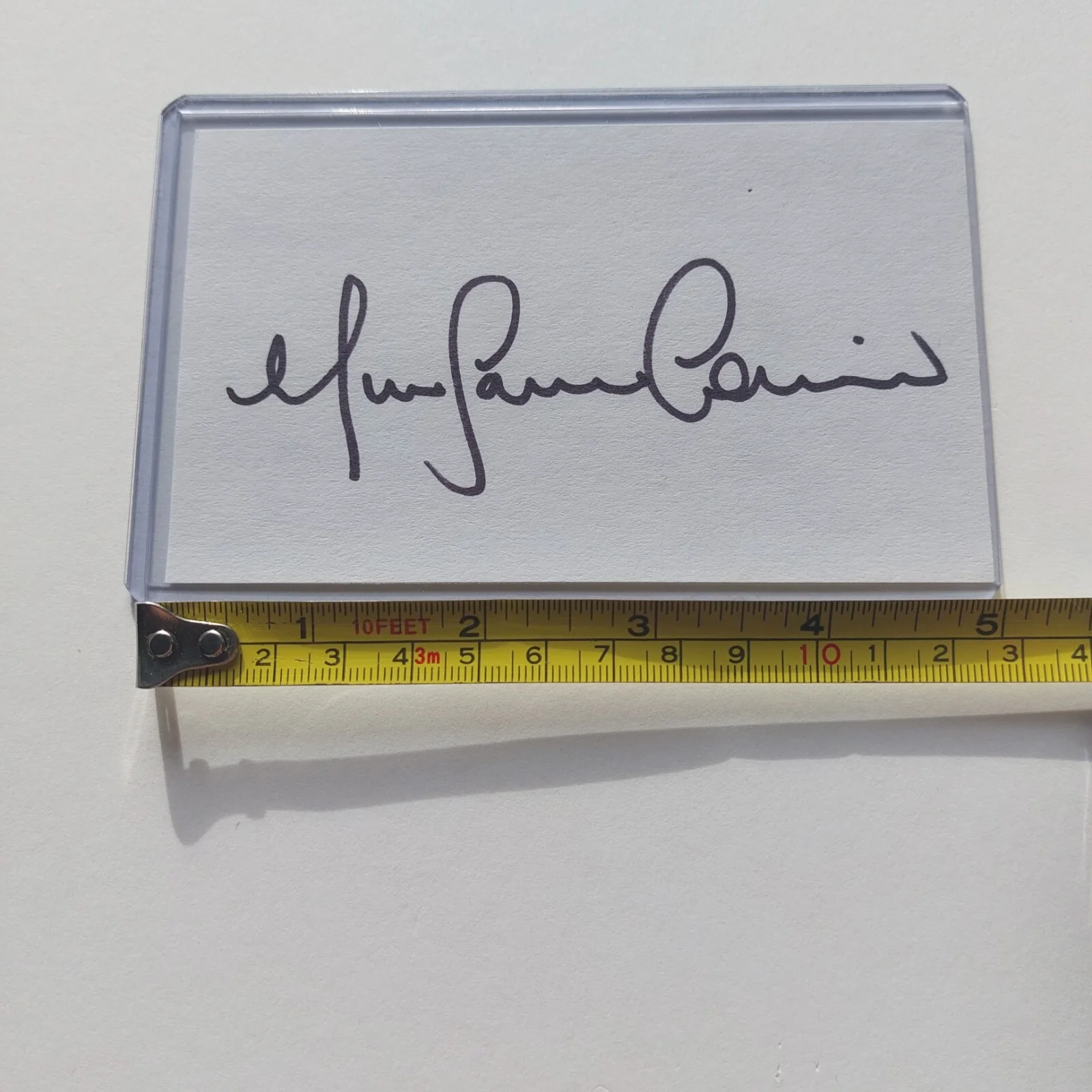 Huw Collins — Huw Collins Signed 3x5 Index Card Pretty Little Liars Dr. Elliott Rollins, изображение 3
