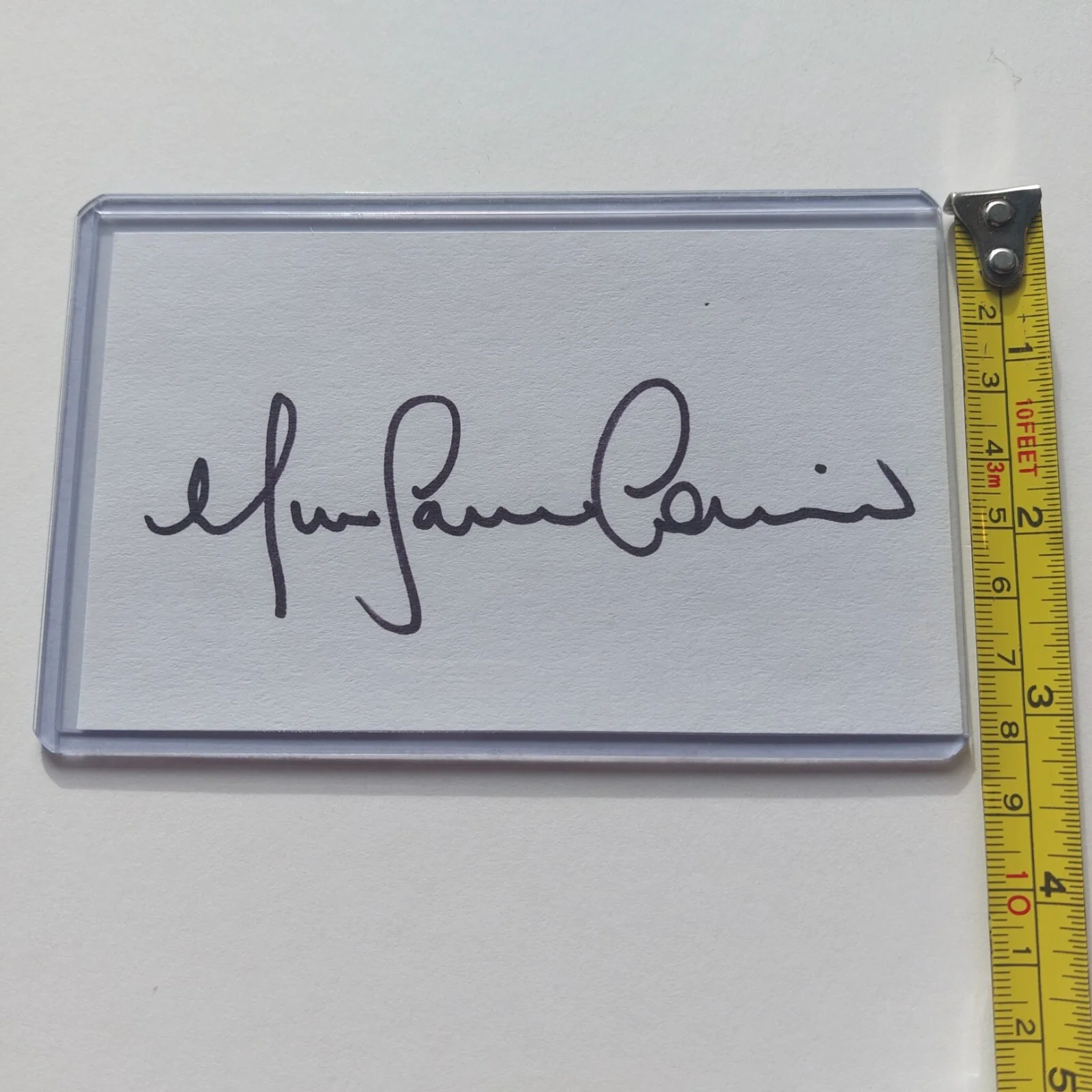 Huw Collins — Huw Collins Signed 3x5 Index Card Pretty Little Liars Dr. Elliott Rollins, изображение 4